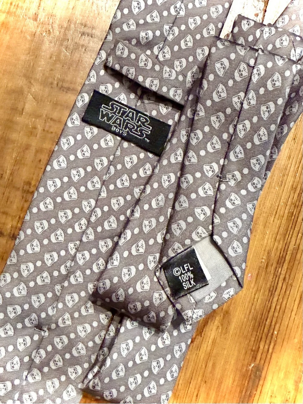 Boy’s Star Wars Storm Trooper 100% Silk Tie